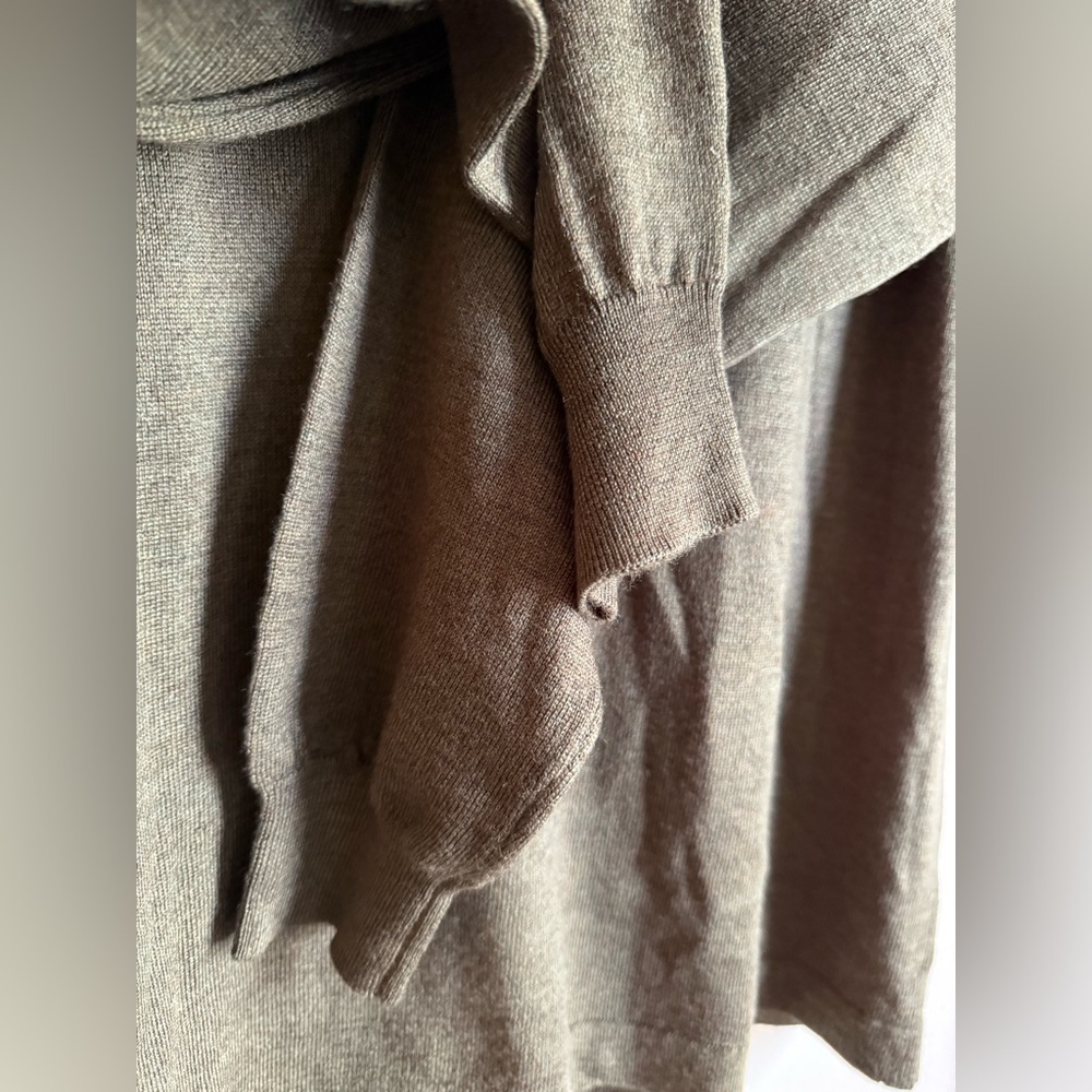 L/Merino wool 💯 NWOT JOSEPH ABBOUD Men's Olive Green Half-Zip Sweater - Picture 9 of 12